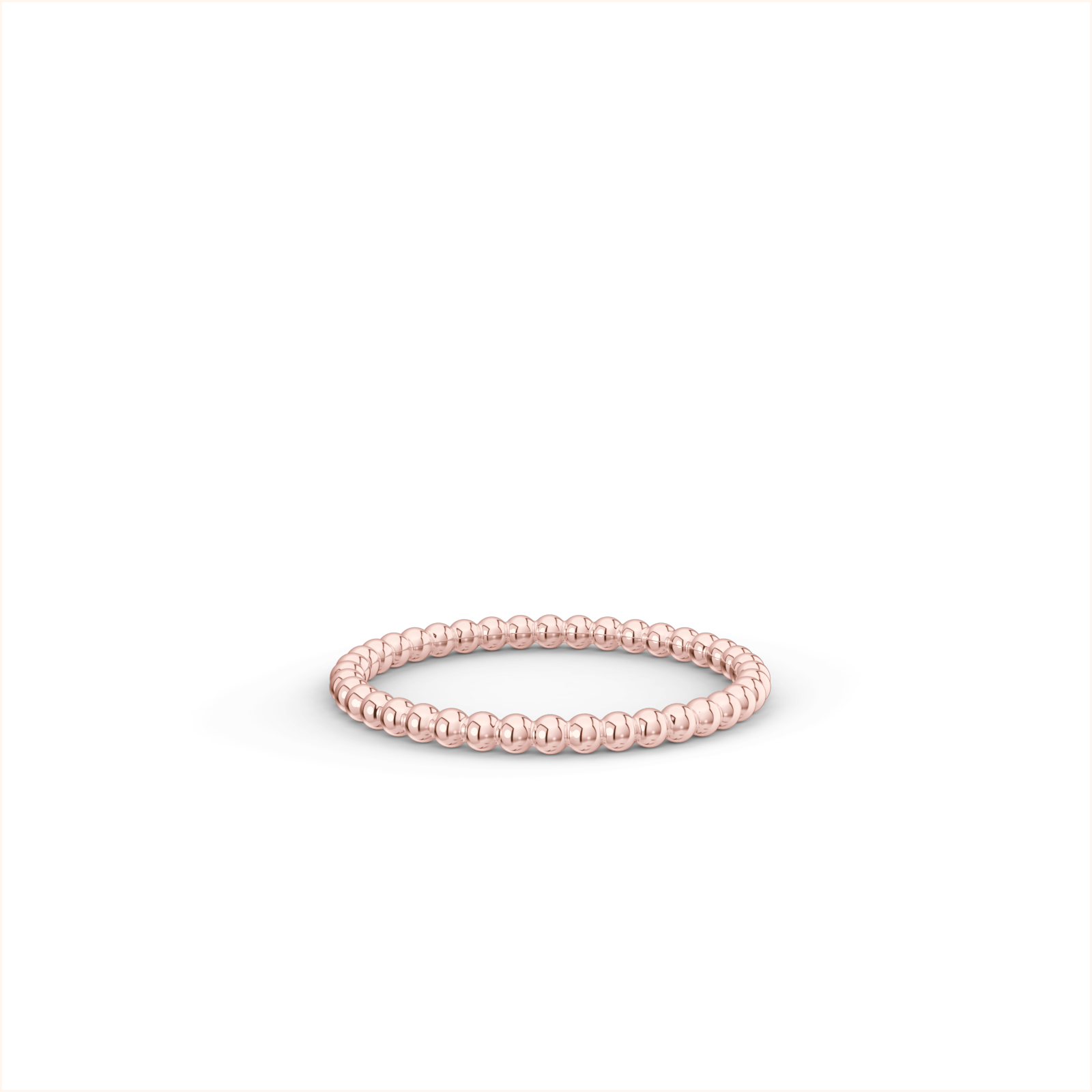 Prsten Bubbles Essential - růžové zlato - Obrázek 2