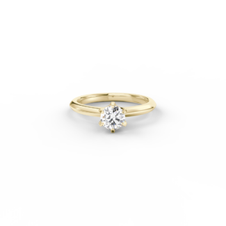 Prsten Caroline Klasik - žluté zlato, diamant 0,50 ct