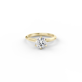 Prsten Caroline Klasik - žluté zlato, diamant 1,00 ct