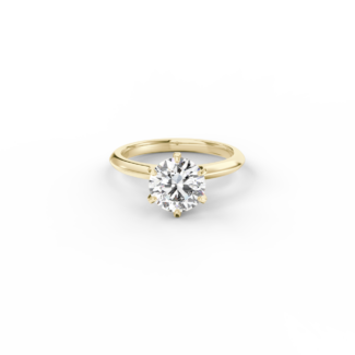 Prsten Caroline Klasik - žluté zlato, diamant 1,50 ct