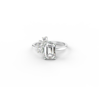 Prsten Esme Modern - bílé zlato