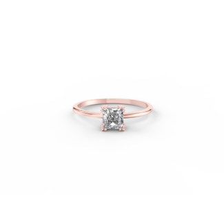 Prsten Princess Klasik - růžové zlato