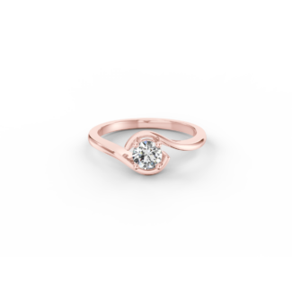 Prsten Celeste Modern - růžové zlato