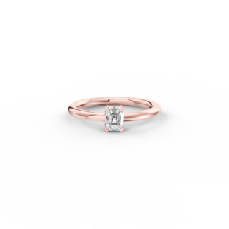 Prsten Emerald Modern - růžové zlato