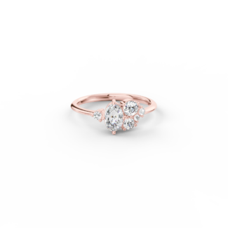 Prsten Paloma Romantik - růžové zlato