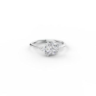 Prsten Paloma Romantik - bílé zlato