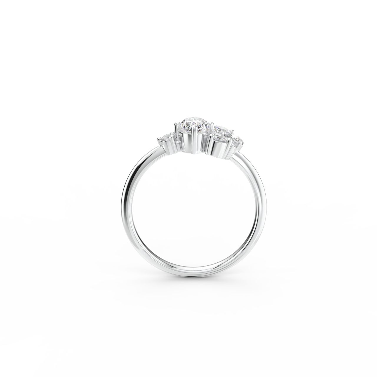 Prsten Paloma Romantik - bílé zlato - Obrázek 2