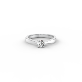 Prsten Ellen Klasik - bílé zlato