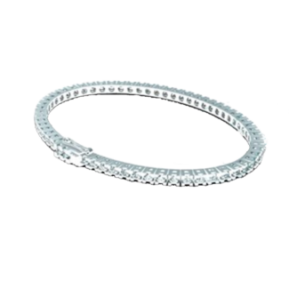 Náramek B Carolyn - bílé zlato, diamanty