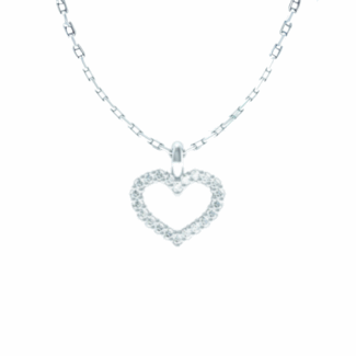 Přívěsek Lovely - bílé zlato, diamanty