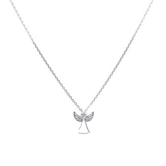 Přívěsek Anděl - bílé zlato, diamant