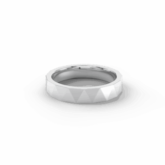 Pánský snubní prsten 220 - bílé zlato