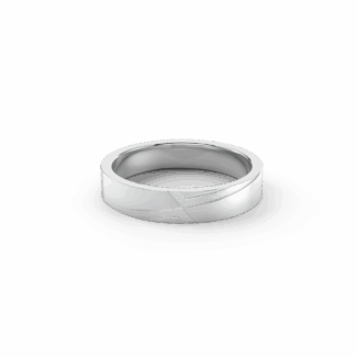 Pánský snubní prsten 230 - bílé zlato